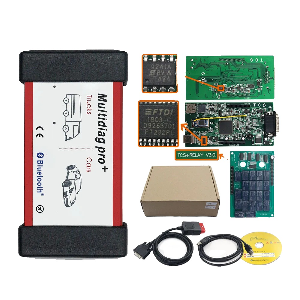 Diagnosetool, Bluetooth-konnektivität, Unterstützung Für Mehrere Fahrzeuge, Multidiag V3.0