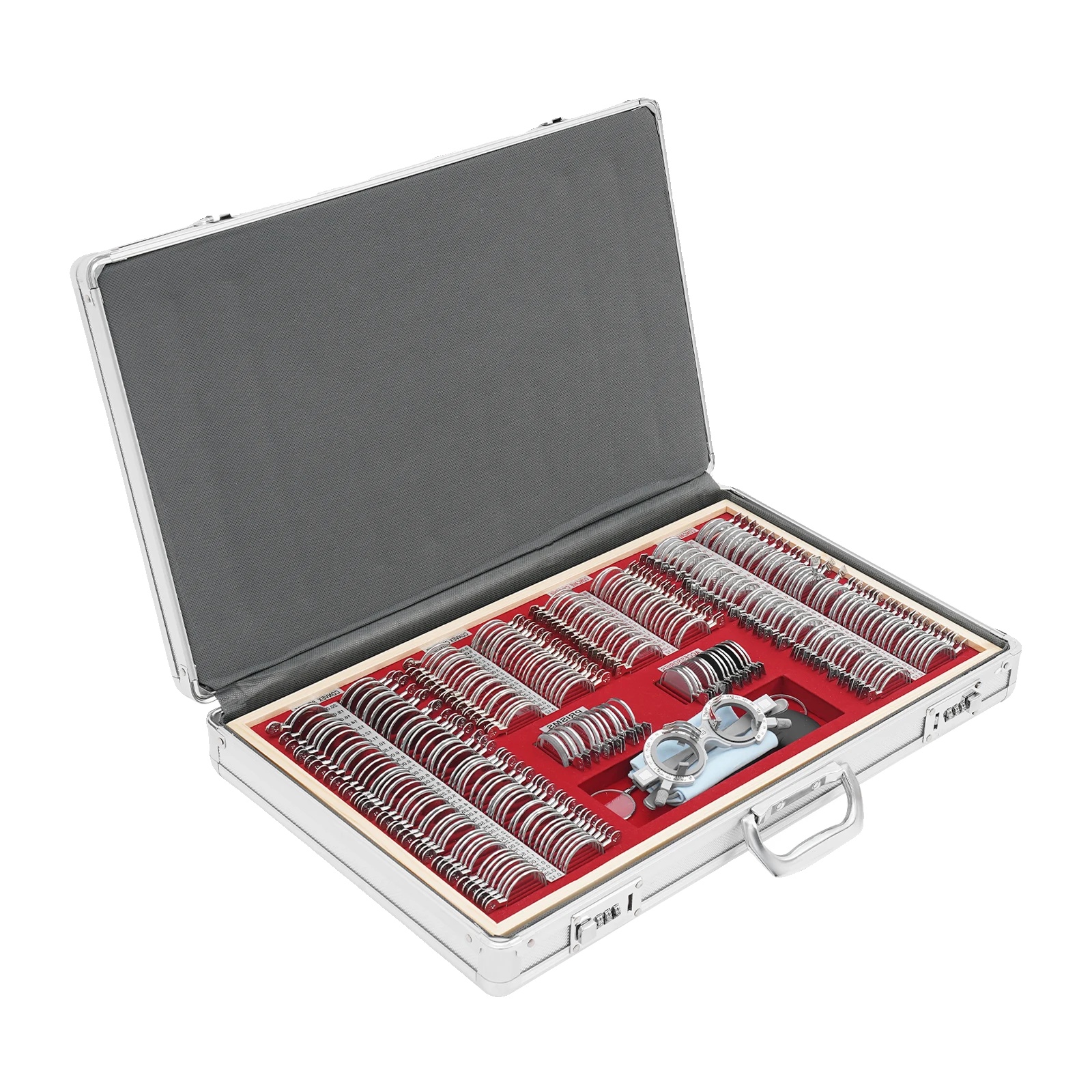 Optometrie-testlinsen-set, 266-teiliges Kit, Professionelles Zubehör Für Augenuntersuchungen, Multi