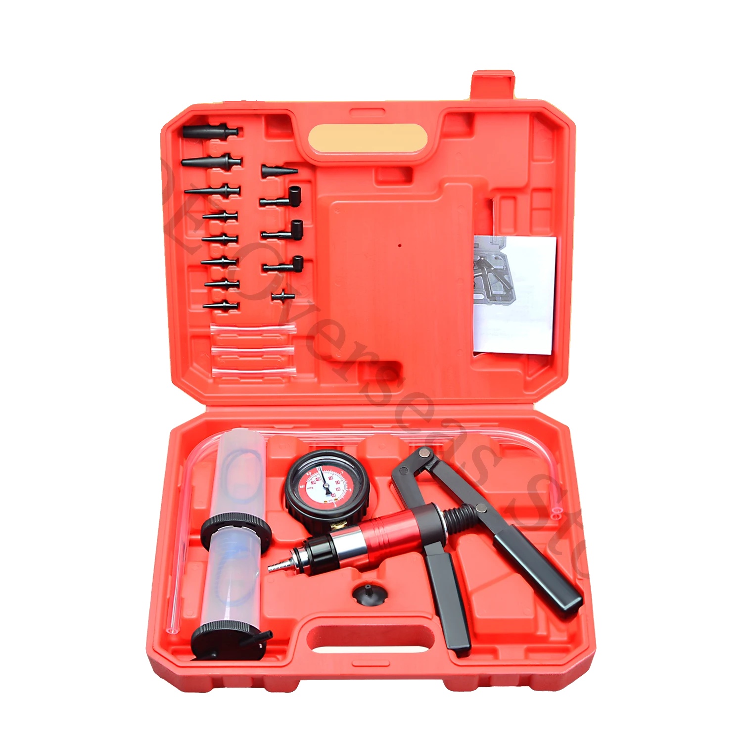 Vakuumpumpe, Schwerlast 22-teiliges Set, Druck Bis 45 Psi, Vakuum Bis 20 Inhg, Einschließlich Adapter Und Schläuche, Langlebige Aluminiumkonstruktion