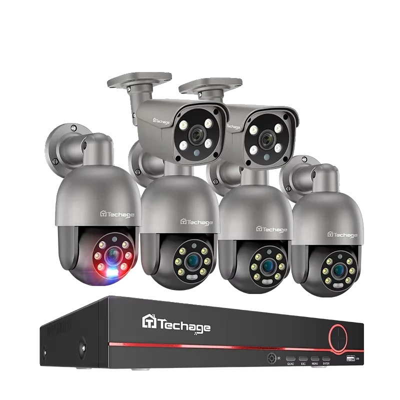 Sicherheitskamerasystem, 5mp Auflösung, Fernzugriff, 8ch Nvr 6 Kamera A, Keine-b