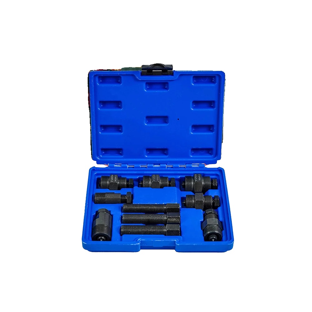 Schwungrad-abzieher Set, 10-teiliges Werkzeugset, Universelle Kompatibilität, Hochfester Stahl, Doppelseitiges Design, Effiziente Schwungradtrennung