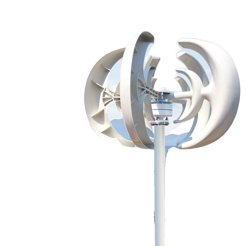 Vertikale Windturbine, Effiziente Energieerzeugung, Langlebiges Design, Mit Mppt-controller-c, 3000w-a, 24v-a