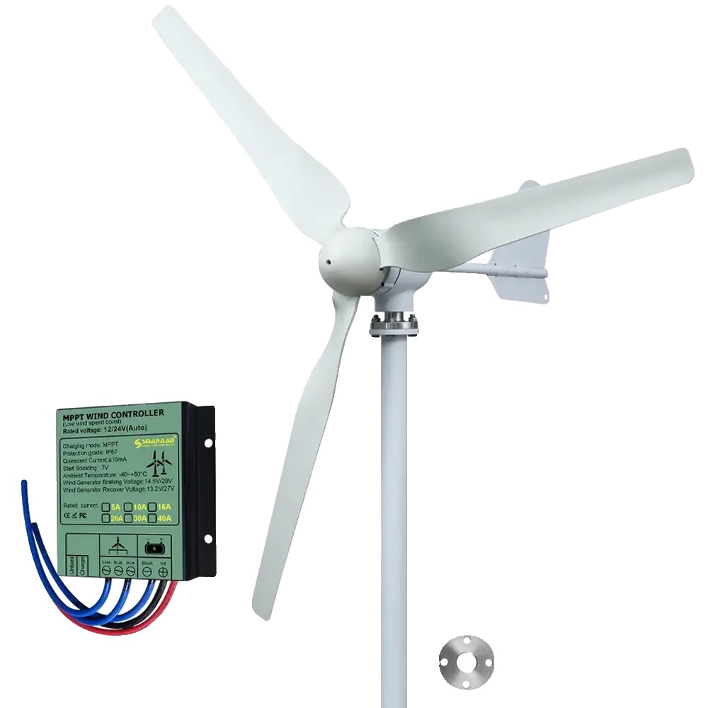 Windturbinen-generator, Erneuerbare Energiequelle, Geräuscharme Betriebsweise, Mit Mppt-steuerung-a, 4000w-a, 24v