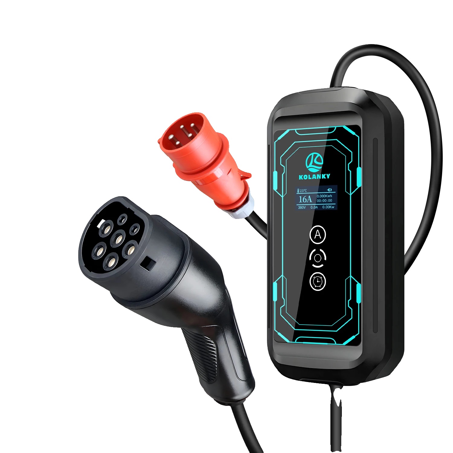 Ev-ladegerät, Typ 2 Kompatibilität, Zeitverzögerungsspeicher, Typ2 11kw 7m