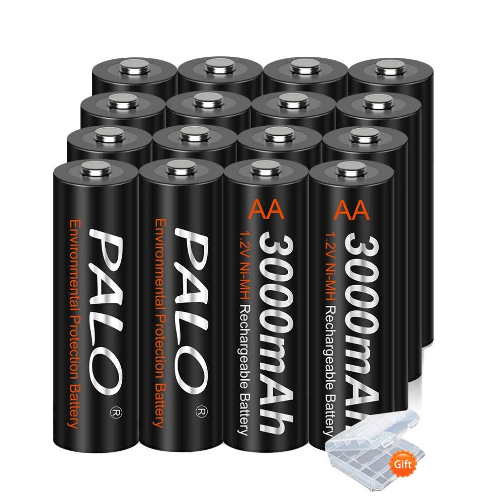 Wiederaufladbare Aa-batterie, 3000mah Kapazität, Einschließlich Usb-ladegerät, 16pcsaa