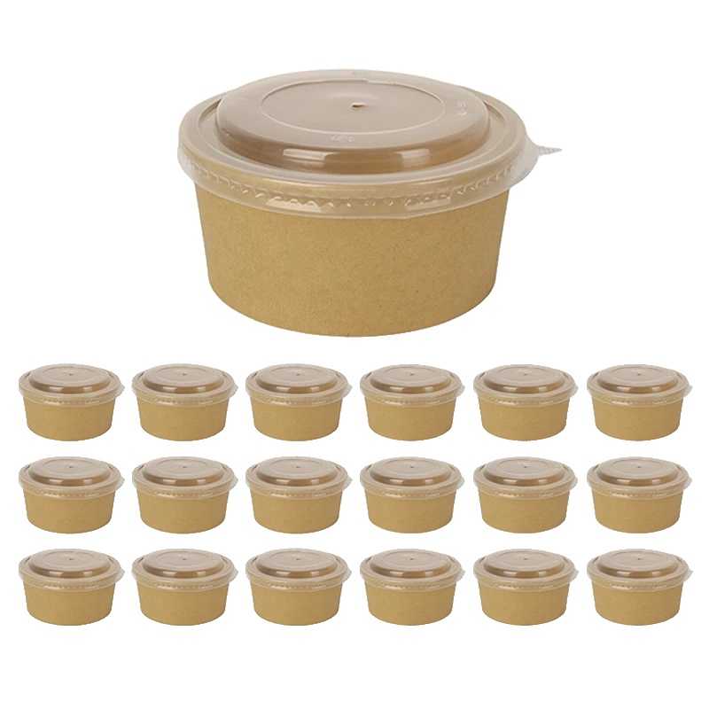 Einweg-papier-schalen, Umweltfreundlich, Auslaufsichere Konstruktion, 750ml, 30stück-a