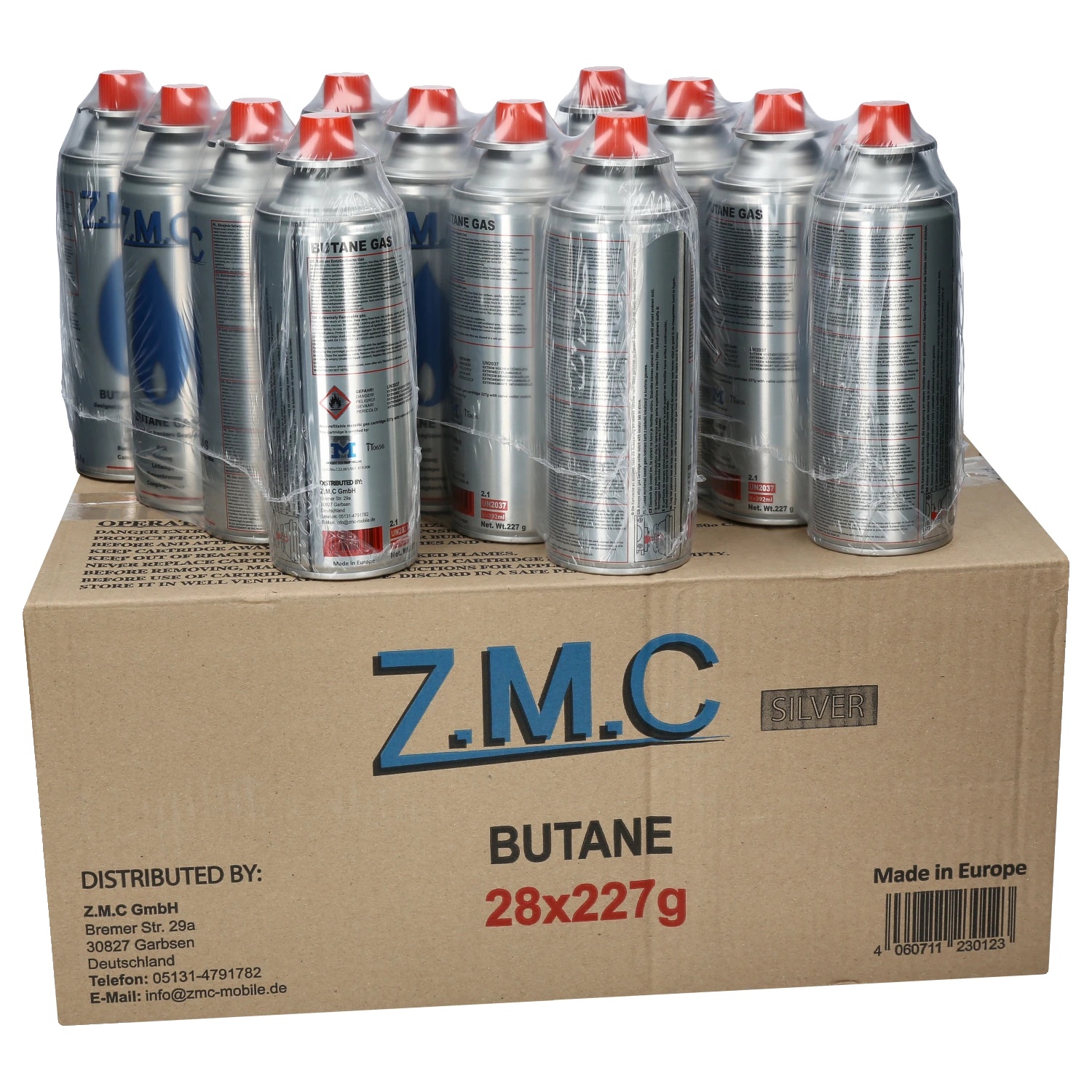 Butangas-kartusche, 227g Pro Kartusche, Standard-bajonettanschluss, Bis Zu 3 Stunden Brenndauer, Aluminium-material, Integrierter