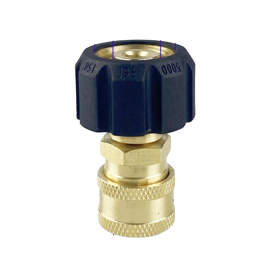Hochdruckreiniger Anschluss, 1/4" Schnellverbindung, Bajonettadapter, H