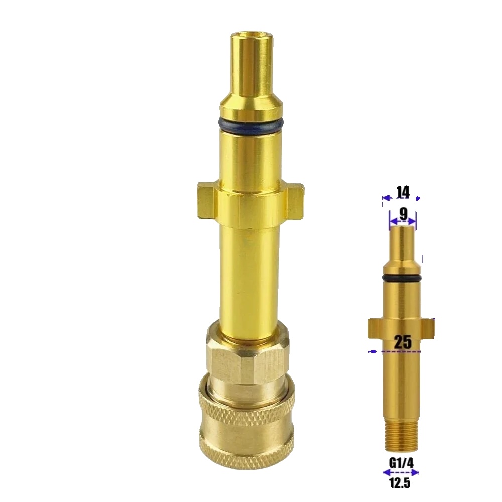 Hochdruckreiniger Anschluss, 1/4" Schnellverbindung, Bajonettadapter, F
