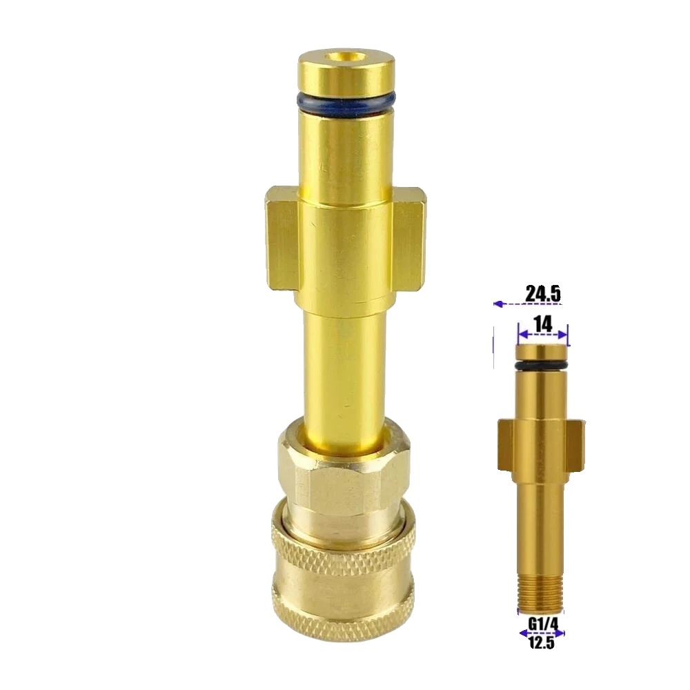 Hochdruckreiniger Anschluss, 1/4" Schnellverbindung, Bajonettadapter, D