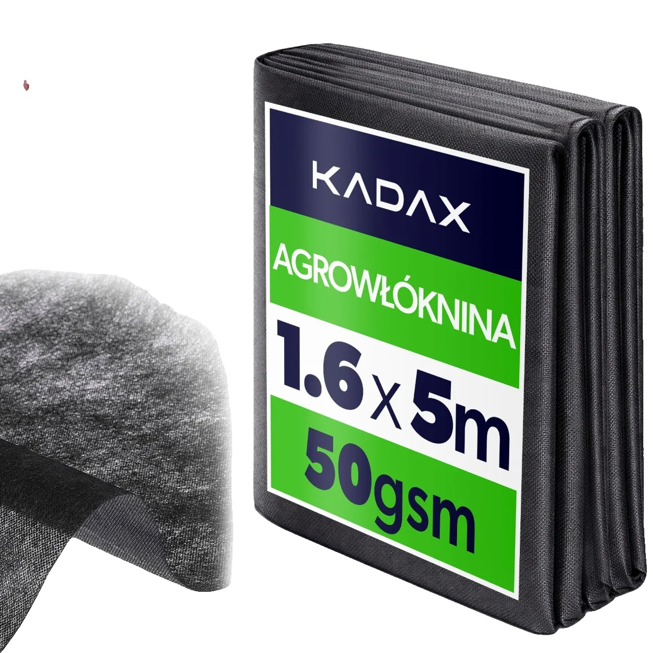 Agrofabric, Polypropylenmaterial, 1,6 M X 5 M Abmessungen, 50 G/m² Gewicht, Uv-beständig, Hohe Wasserpermeabilität