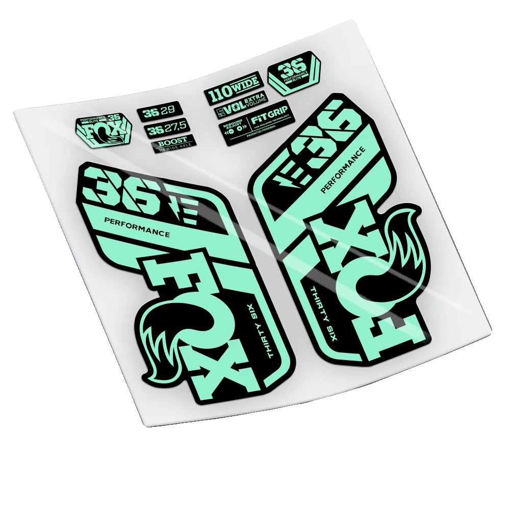 Aufkleber, Hochwertiges Vinyl, Individuelle Designs, Minze