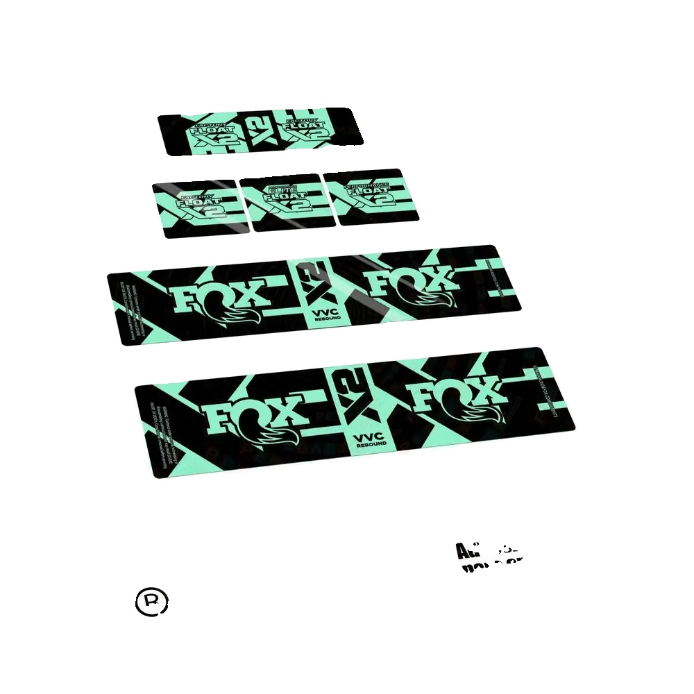 Fahrradgabelaufkleber, Langlebiges Vinyl, Anpassbares Design, Minze