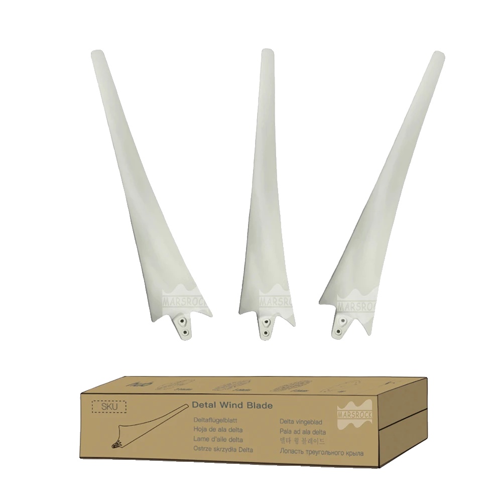 Windturbinenblätter, Aerodynamisches Design, Langlebige Materialien, 3 Weiß
