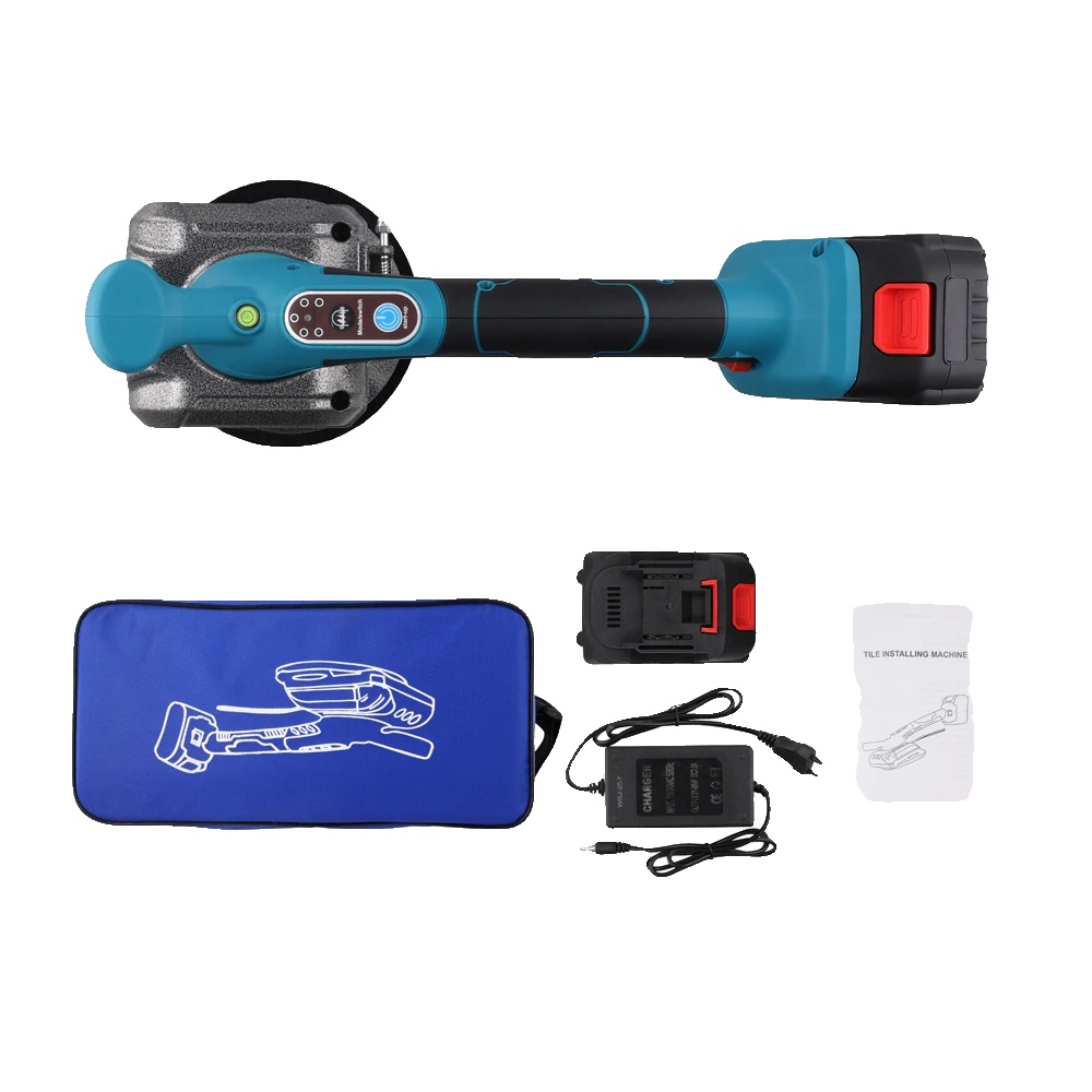 Fliesen-vibrator, 50 Kg Adsorptionskapazität, Einstellbare Vibrationsfrequenz, 1 Batterie 1 Ladegerät