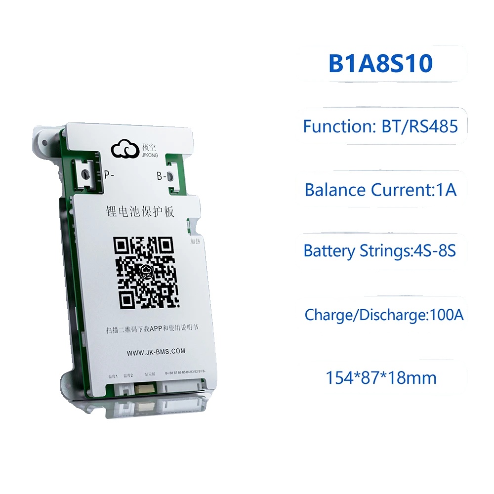Batteriemanagementsystem, Aktive Ausgleichsfunktion, Bluetooth-verbindung, Jk-b1a8s10p