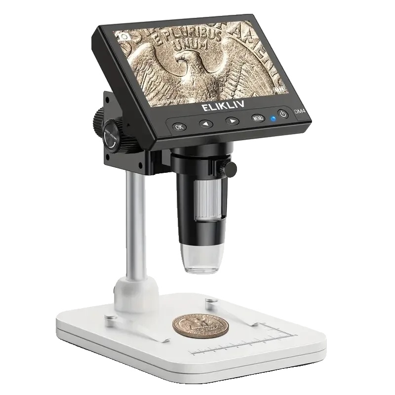 Digitalmikroskop, 1000x Vergrößerung, Hd Lcd-display, Weiss