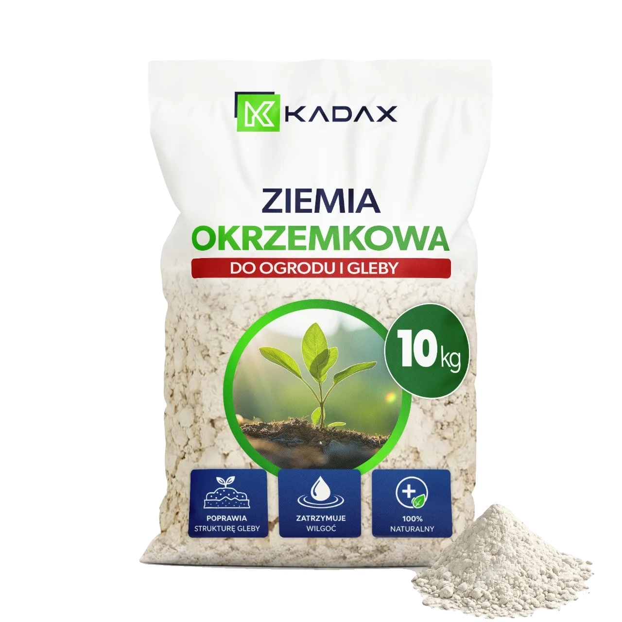 Diatomeenerde, 10 Kg, Verbessert Die Bodenstruktur, Hält Feuchtigkeit, Geeignet Für Alle Gartenarten, Neutraler Ph-wert