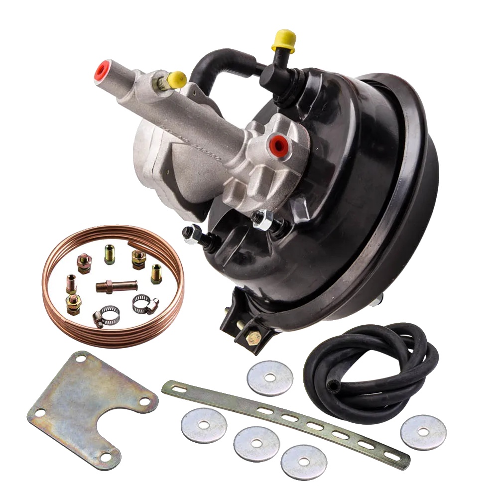 Bremskraftverstärker Servo-bausatz, Hochwertiger Stahl, 12,5 X 8,0 X 4,0 Zoll, Kompatibel Mit 4-rad-trommelbremsen, Arbeitet Bei 820 Psi, 15 Lbs