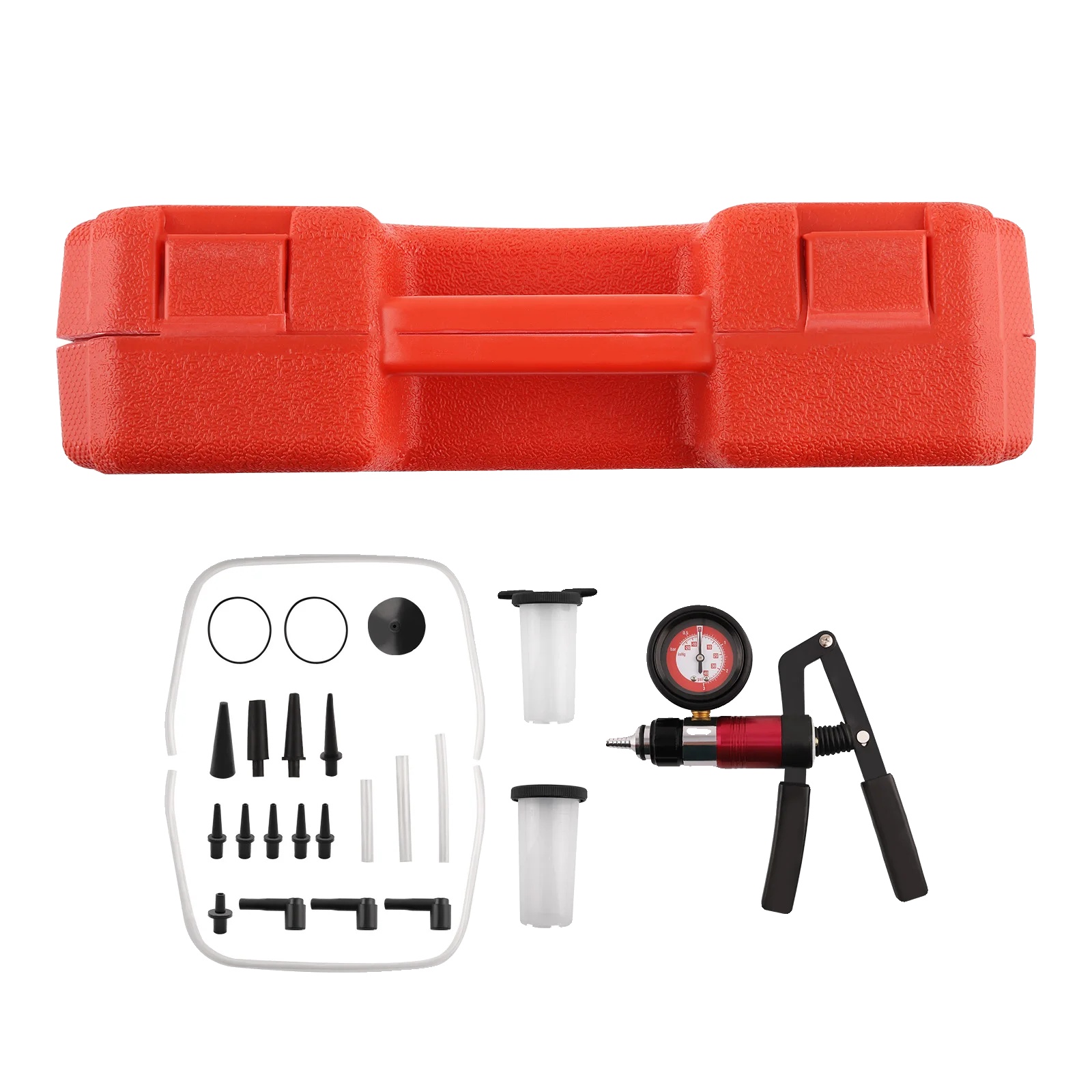 Vakuumdruckpumpen-testkit, Robuste Kunststoff- Und Metallkomponenten, 30 X 20 X 10 Cm, Geeignet Für Verschiedene Automobilanwendungen, Maximale Druck