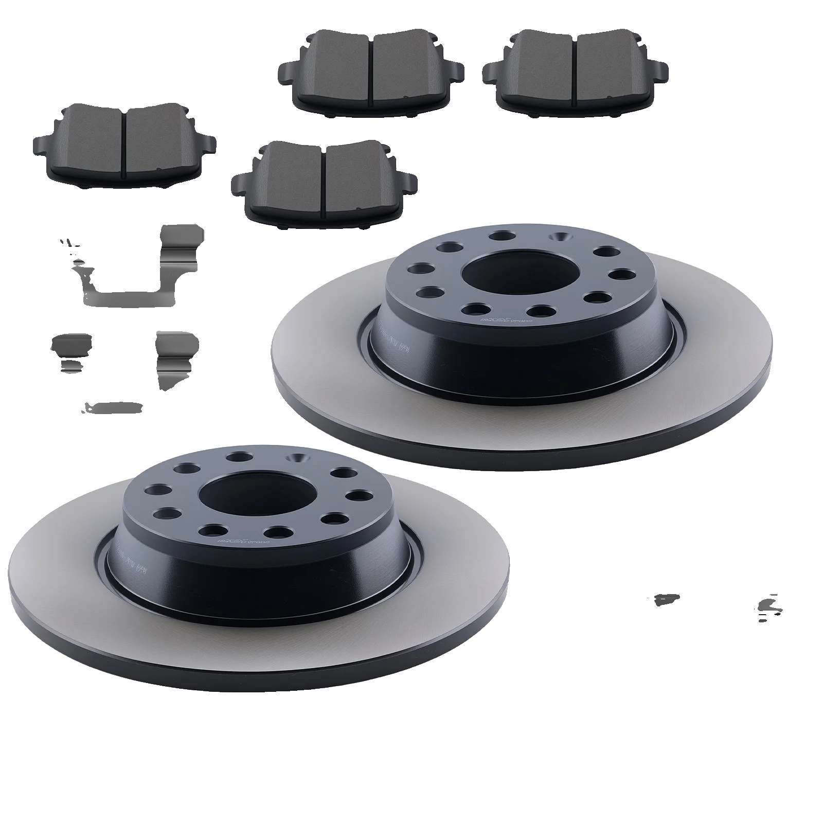 Bremsscheibenbeläge Set, 282mm Durchmesser, Langlebige Metallkonstruktion, Verbesserte Bremsleistung, Kompatibilität Für Bestimmte Modelle,