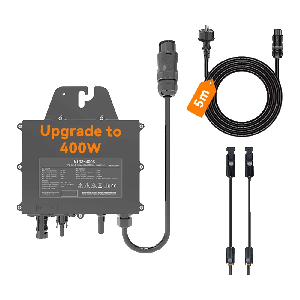 Mikro-wechselrichter, Intelligente Steuerung, Hohe Effizienz, 400w Wechselrichter, Ac 230v-a, Dc 22-50v-a
