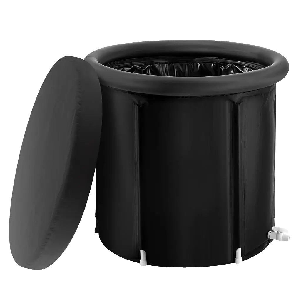 Kalte Tauchbadewanne, Aufblasbares Design, Geeignet Für Sportler, Armeegrün