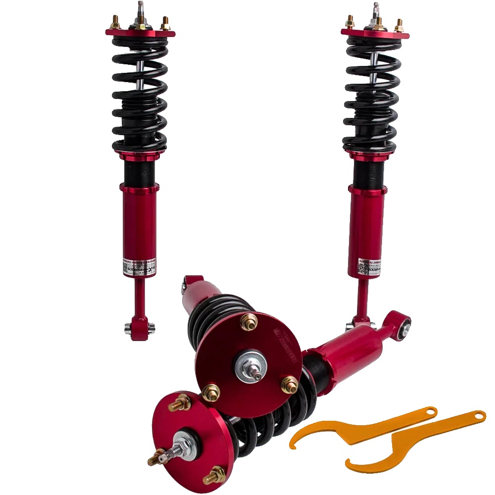 Gewindefahrwerk, 24 Stufen Der Dämpfungsanpassung, Fahrhöhe Einstellbar 1-3 Zoll, Artikel Länge 80 Cm, Artikel Breite 50 Cm, Artikel Gewicht 26 Kg