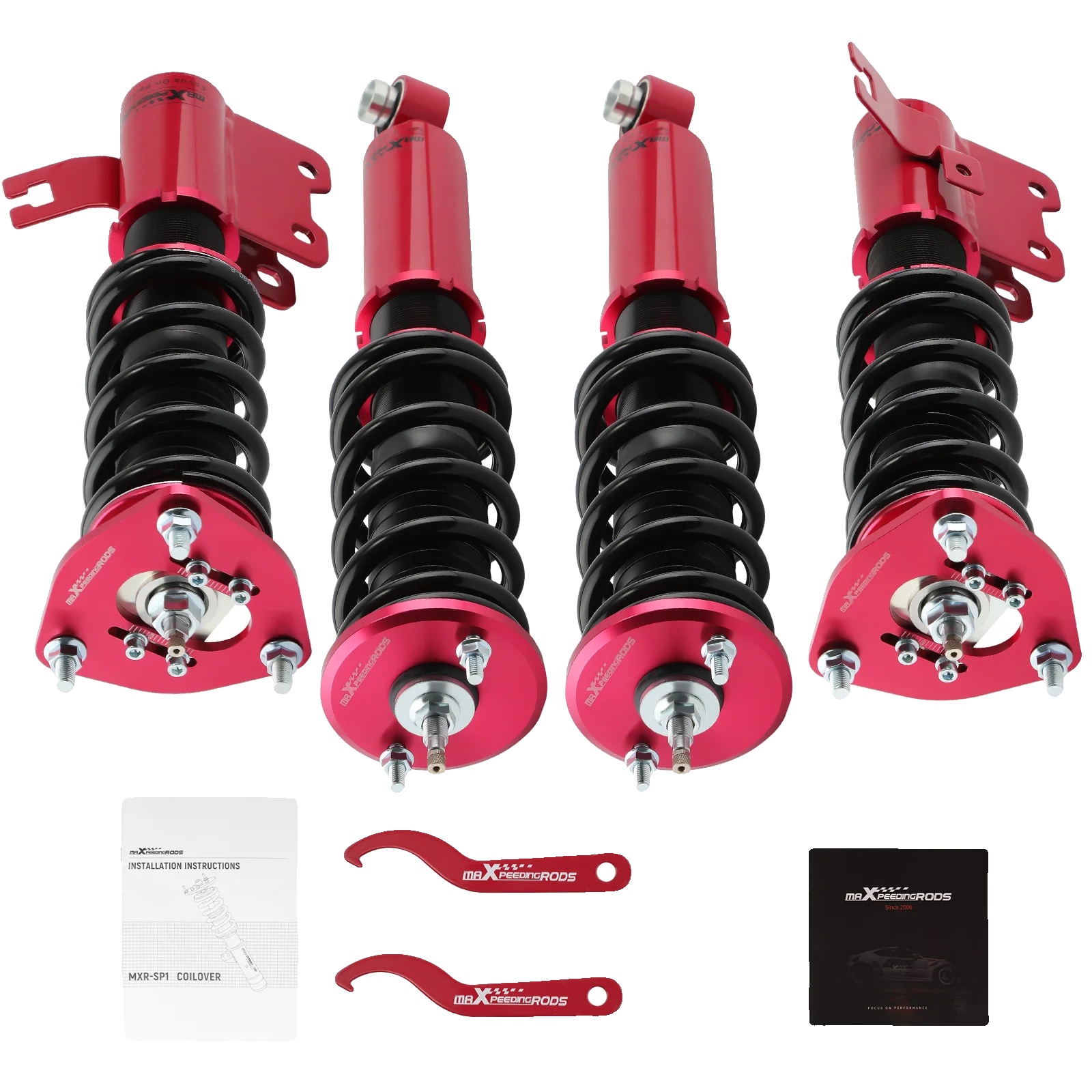 Gewindefahrwerk-kit, 24-stufige Zugdämpfung, Höhenverstellbar Von 1" Bis 3", Kompatibel Mit Nissan S13-serie