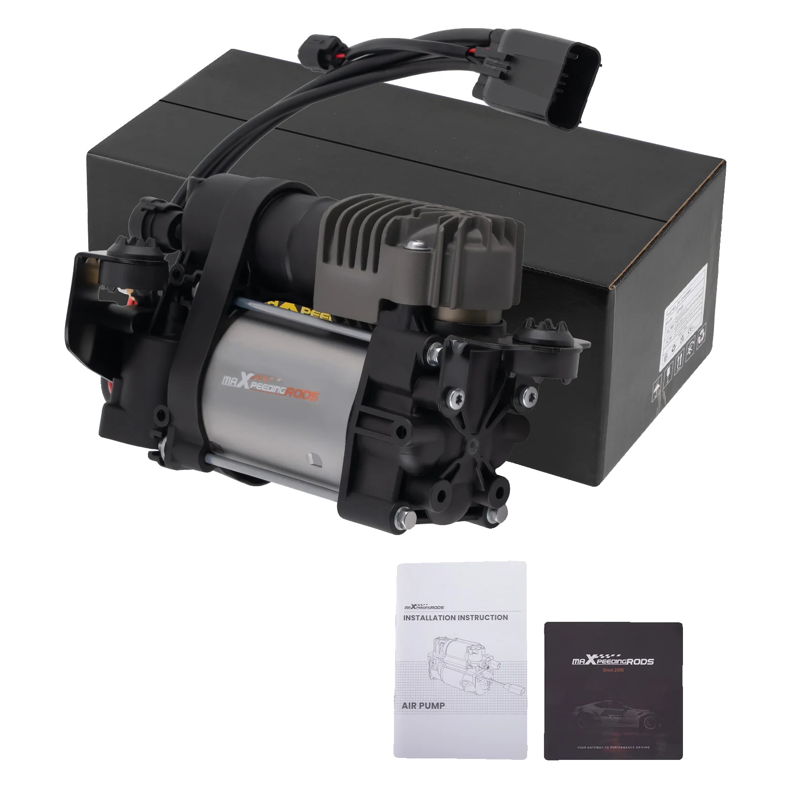 Luftfederungskompressor, 30 X 15 X 12 Cm, 12v, Kompatibel Mit Dodge Ram 1500 Und Jeep, Maximale Druck 150 Psi, Relaiskit Enthalten