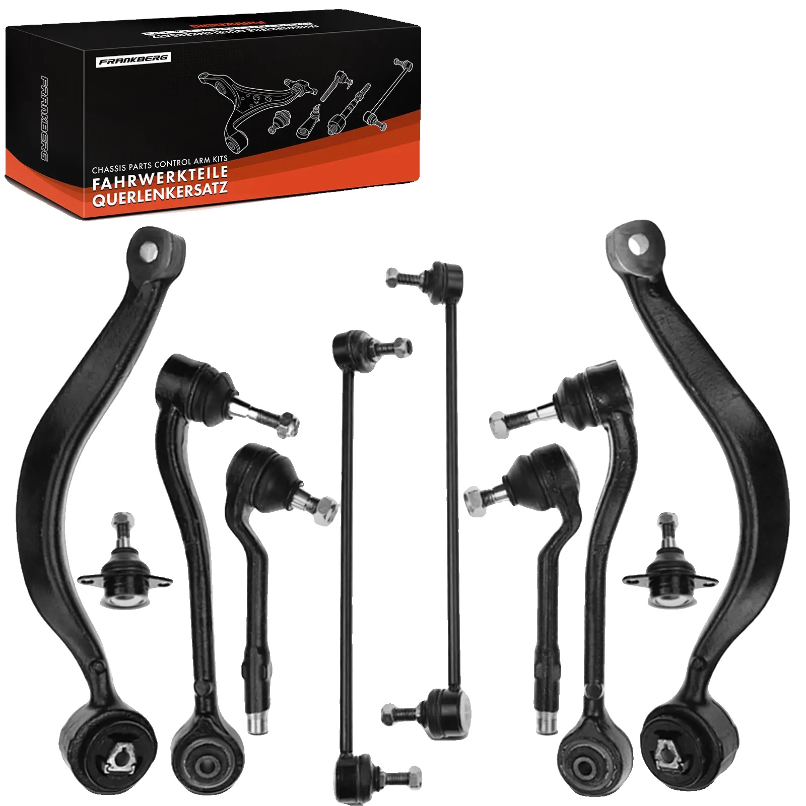 Steuerarmset, Hochfester Stahl, Passt Für Die Vorderachse, Kompatibel Mit Luxus-suv, Entwickelt Für Modelle Von 2000-2006, Umfassendes 10-teiliges Set