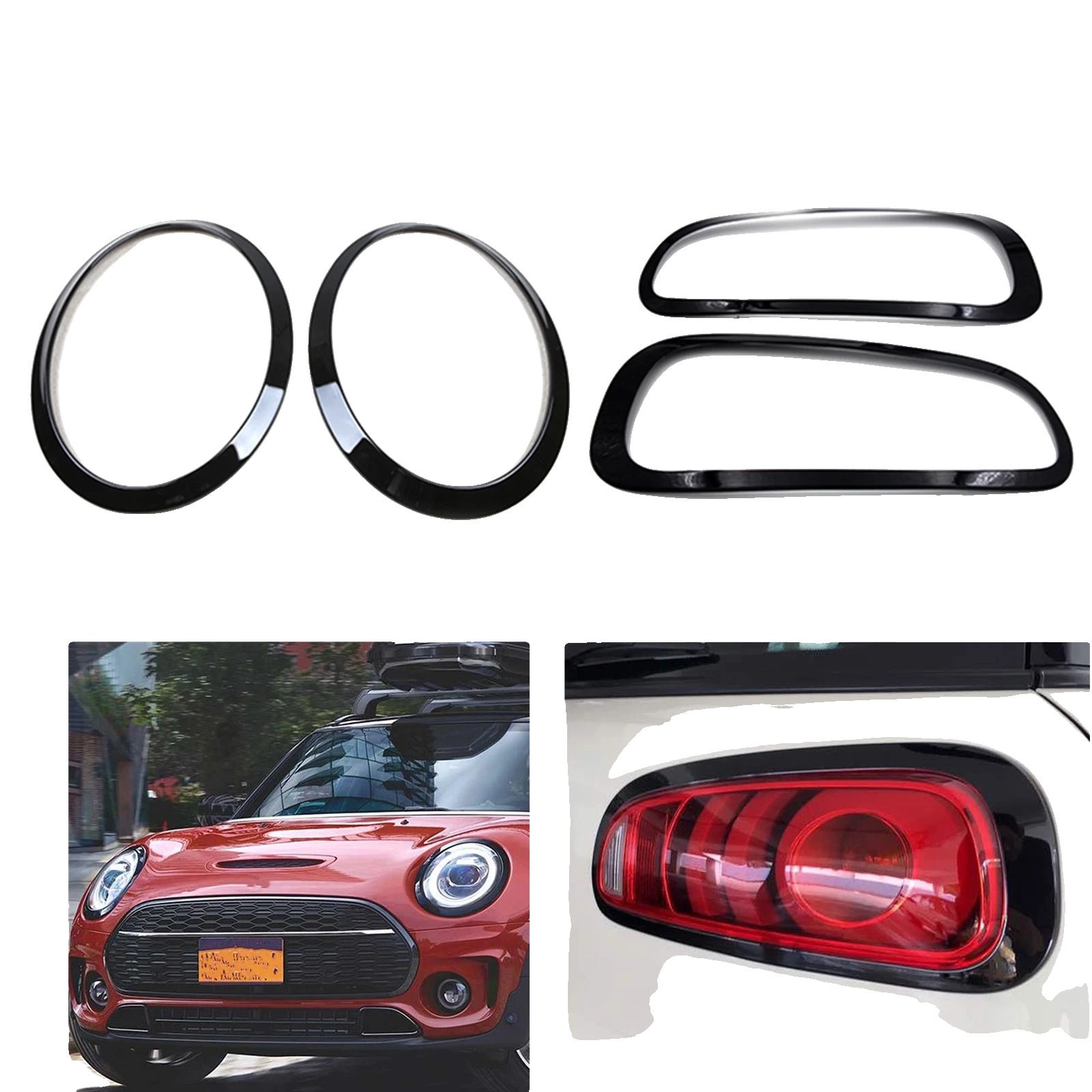 Scheinwerfer- Und Rücklichtverkleidung, Hochwertiger Abs-kunststoff, Gewicht: 600g, Kompatibilität: Mini Cooper F54, Empfohlene Professionelle