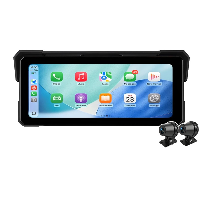 Dashcam, Dual 2k Aufnahme, Wasserdichtes Display, Mt7-dvr-2k Dual Lens