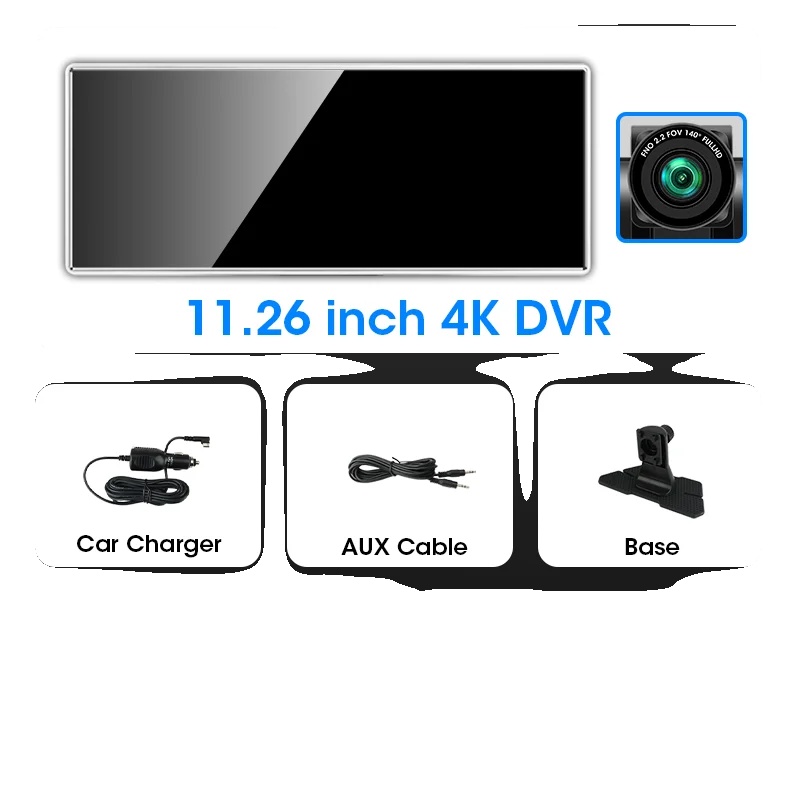 Dashcam, 4k-auflösung, Smartphone-verknüpfung Und Kompatibilität Mit Mobilen Plattformen, 4k Dvr Pro