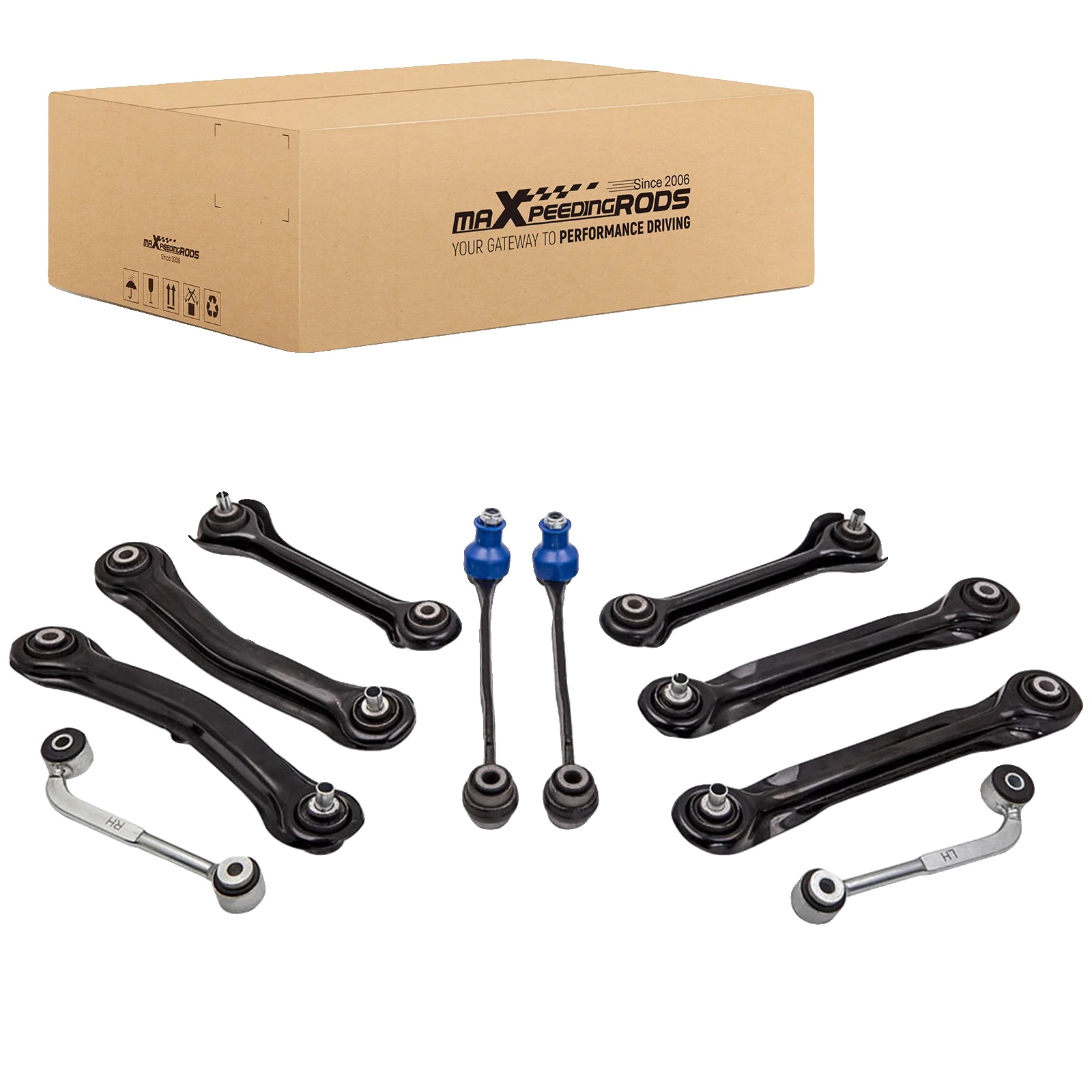 Hinterachse Steuerarme Kit, Länge 39,2 Cm, Breite 26,5 Cm, Höhe 14 Cm, Gewicht 6600 G, Kompatibel Mit Mercedes Slk R171 Und C W203