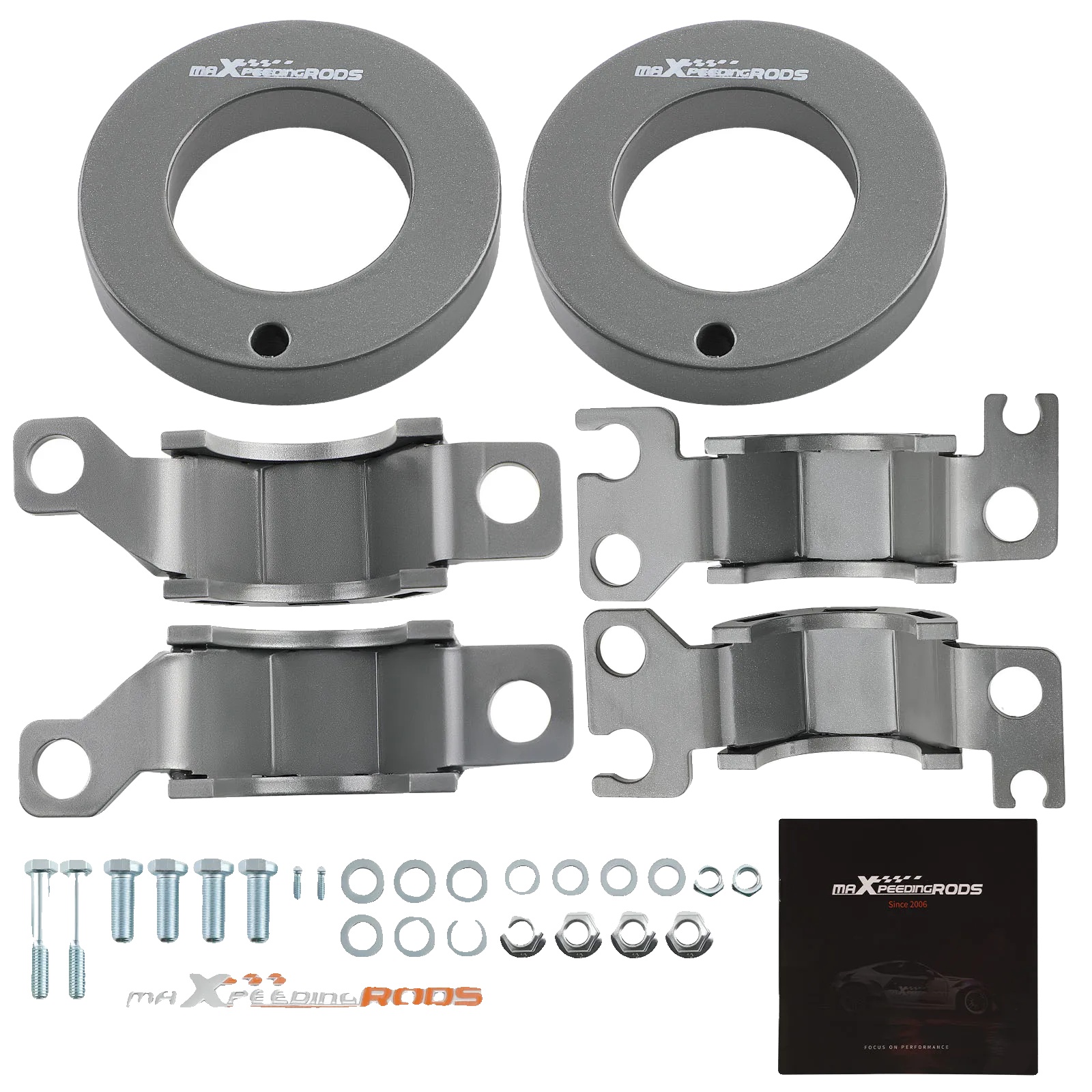 Level Lift Kit, Vorderer Lift 2", Hinterer Lift 2", Kompatibel Mit Jeep Cherokee, Einfache Bolt-on Installation, Robuste Stahlkonstruktion