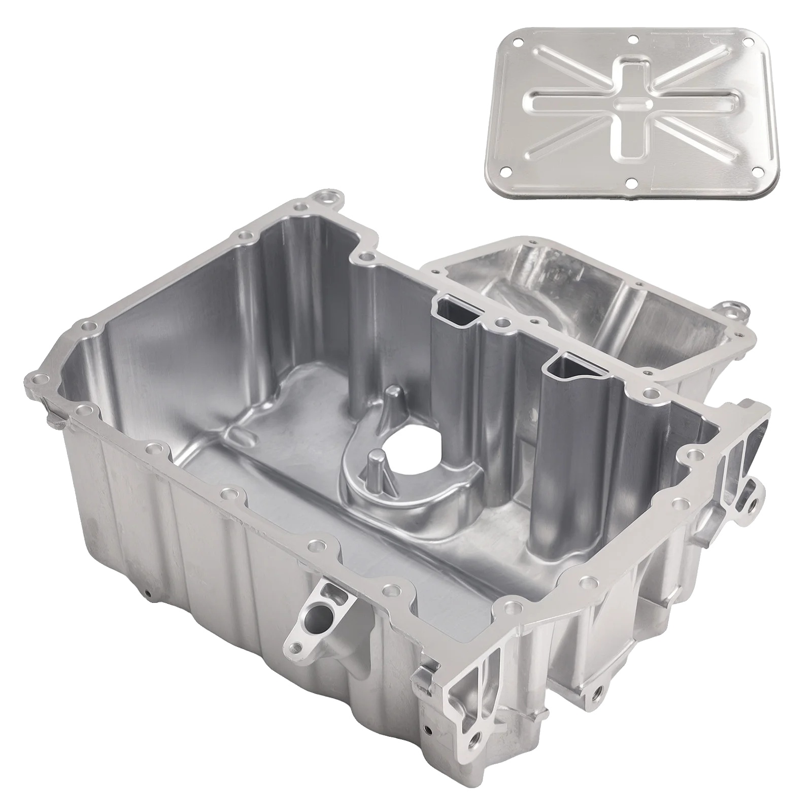 Ölwanne, Aluminium-material, 1,2 Liter Kapazität, Leichtes Design, Kompatibel Mit Polo 6r1 2009-2014, Optimiert Für Ölzirkulation