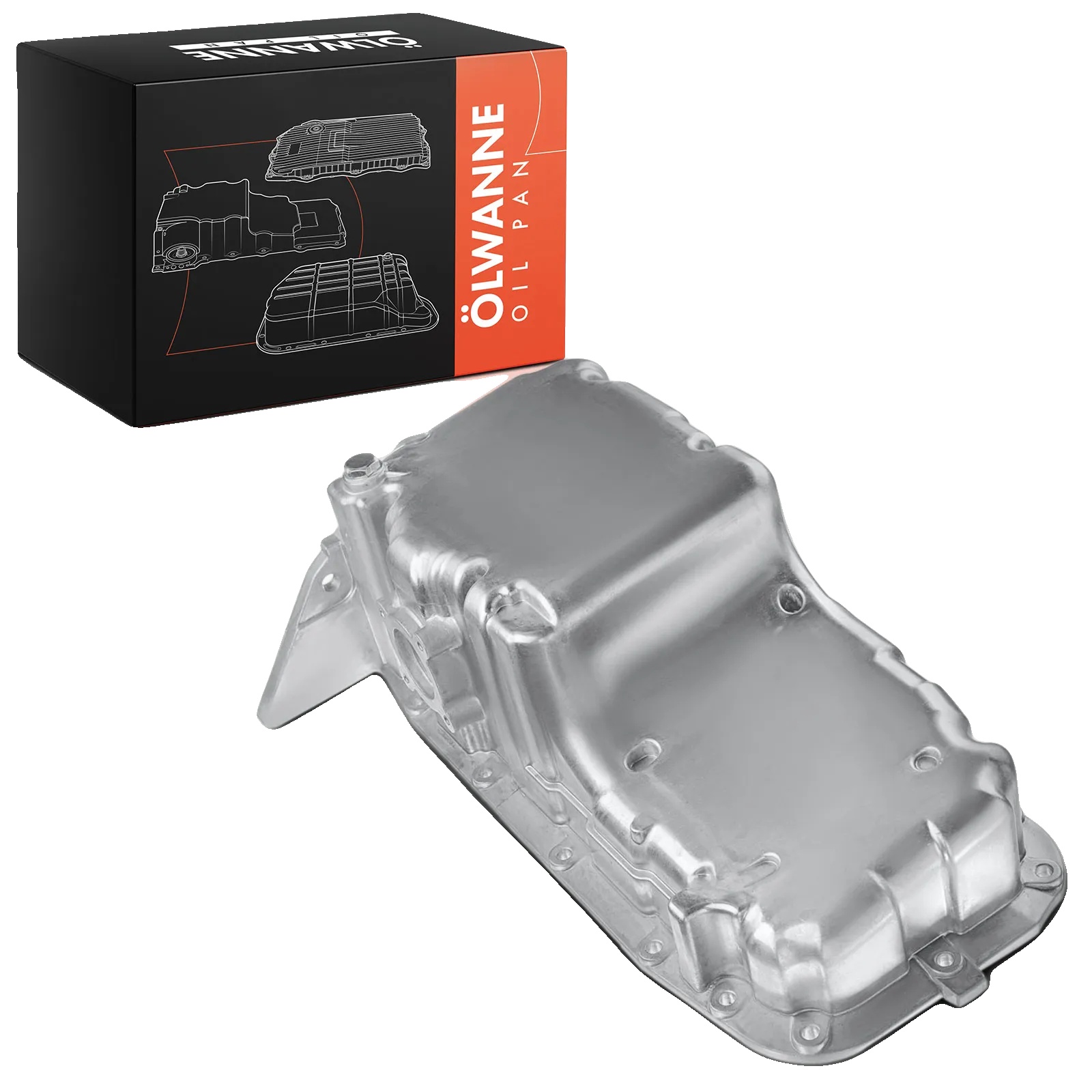 Ölwanne, Aluminium-material, Breite 304 Mm, Höhe 128 Mm, Länge 439 Mm, Kompatibel Mit General Motors