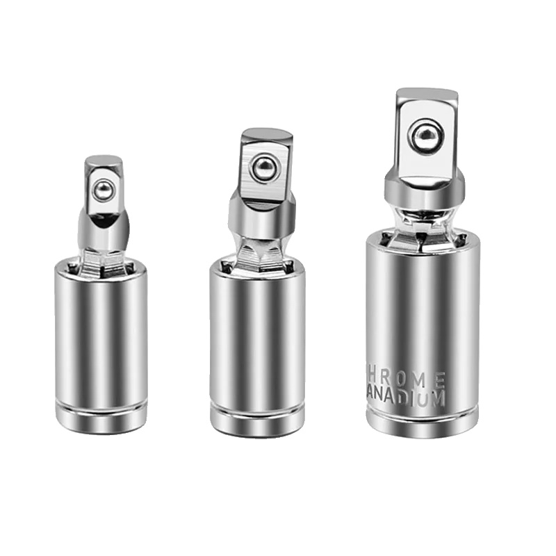 Universalgelenksteckadapter, Langlebender Chrom-vanadium-stahl, 360° Drehung, Gelenksteckschlüsselsatz