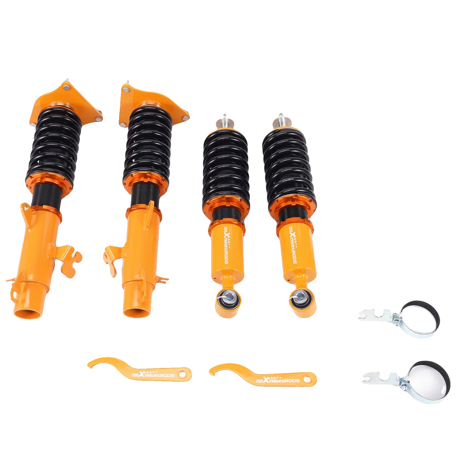 Gewindefedern, Einstellbarer Höhenbereich 25-70 Mm, 24-fach Einstellbare Dämpfung, Hochfeste Stahlkonstruktion, Passt Für Mini Cooper R52 Cabrio