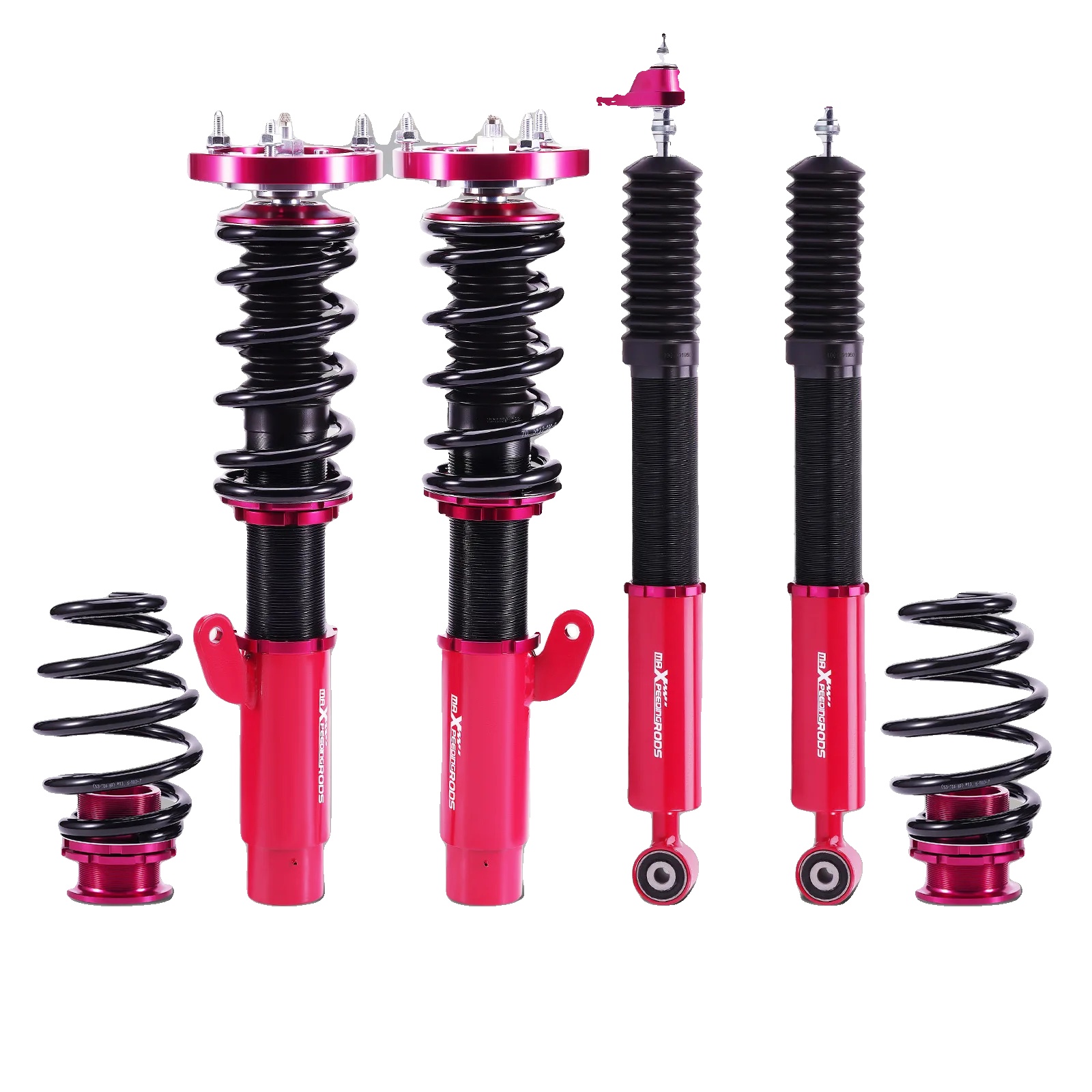 Gewindefahrwerk-kit, 70 Cm Länge, 50 Cm Breite, 20 Cm Höhe, 24 Klicks Rückfederungsanpassung, Für Automobilkompatibilität