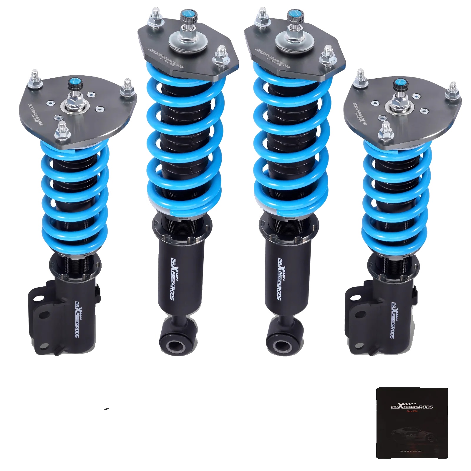 Gewindefahrwerk-kit, 24 Dämpfungsstufen, Höhenverstellbar 25-75 Mm, Kompatibel Mit Performance-fahrzeug 3000gt