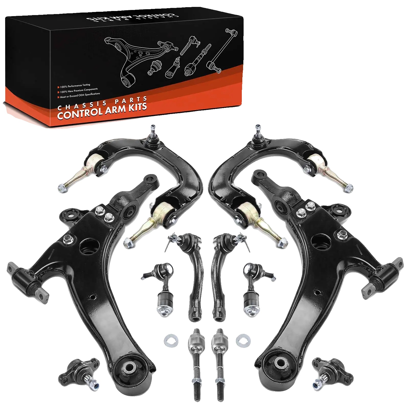 Steuerarmset, Stahl, 12 Lbs, Kompatibel Mit Sedan Iv Ef Xg 2000-2005, Vorderachse, Verkauft Als Set