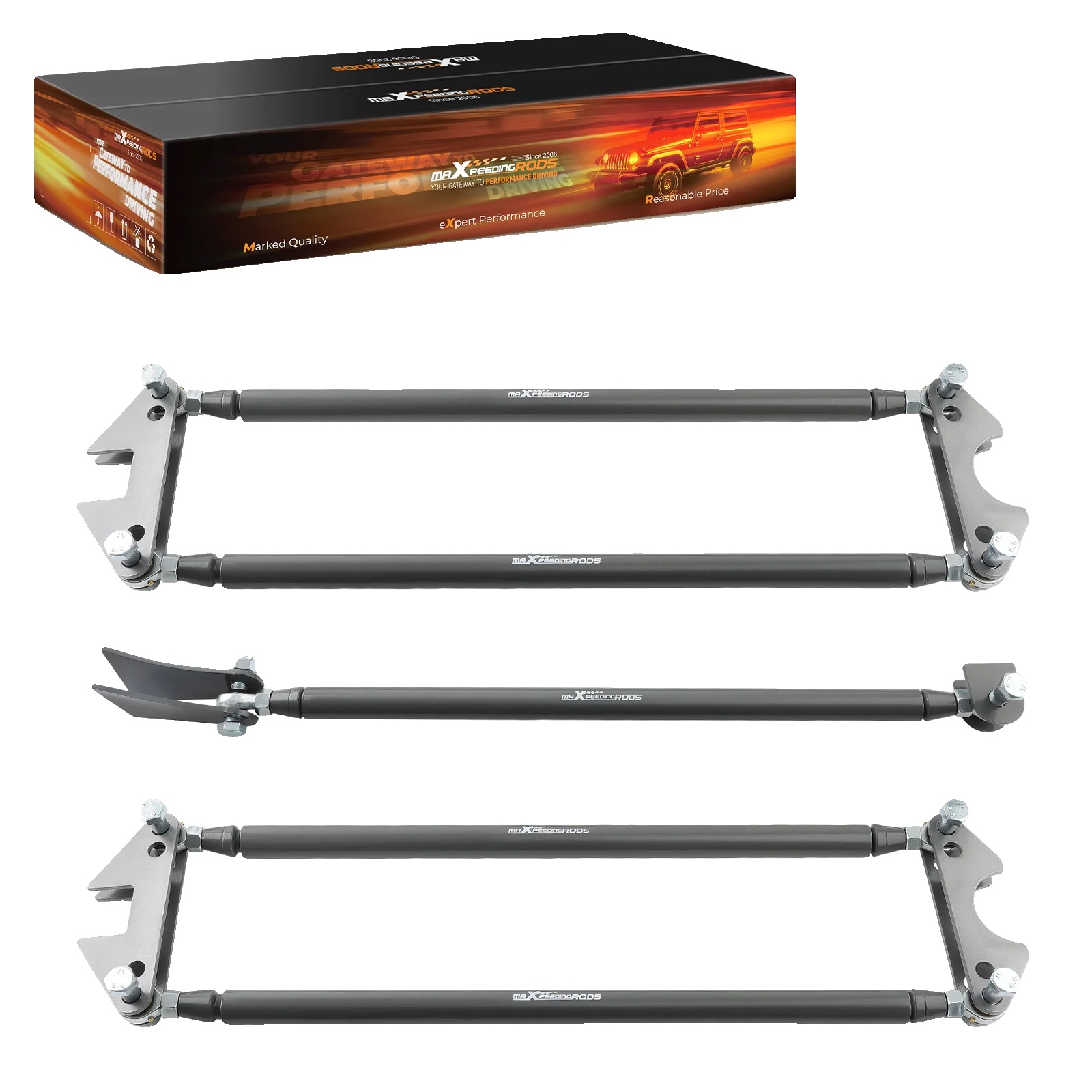 4-link-aufhängungskit, 24 Zoll, Stahlkonstruktion, Schweißdesign, Kompatibel Mit Hot Rods, Gewicht 17,5 Kg