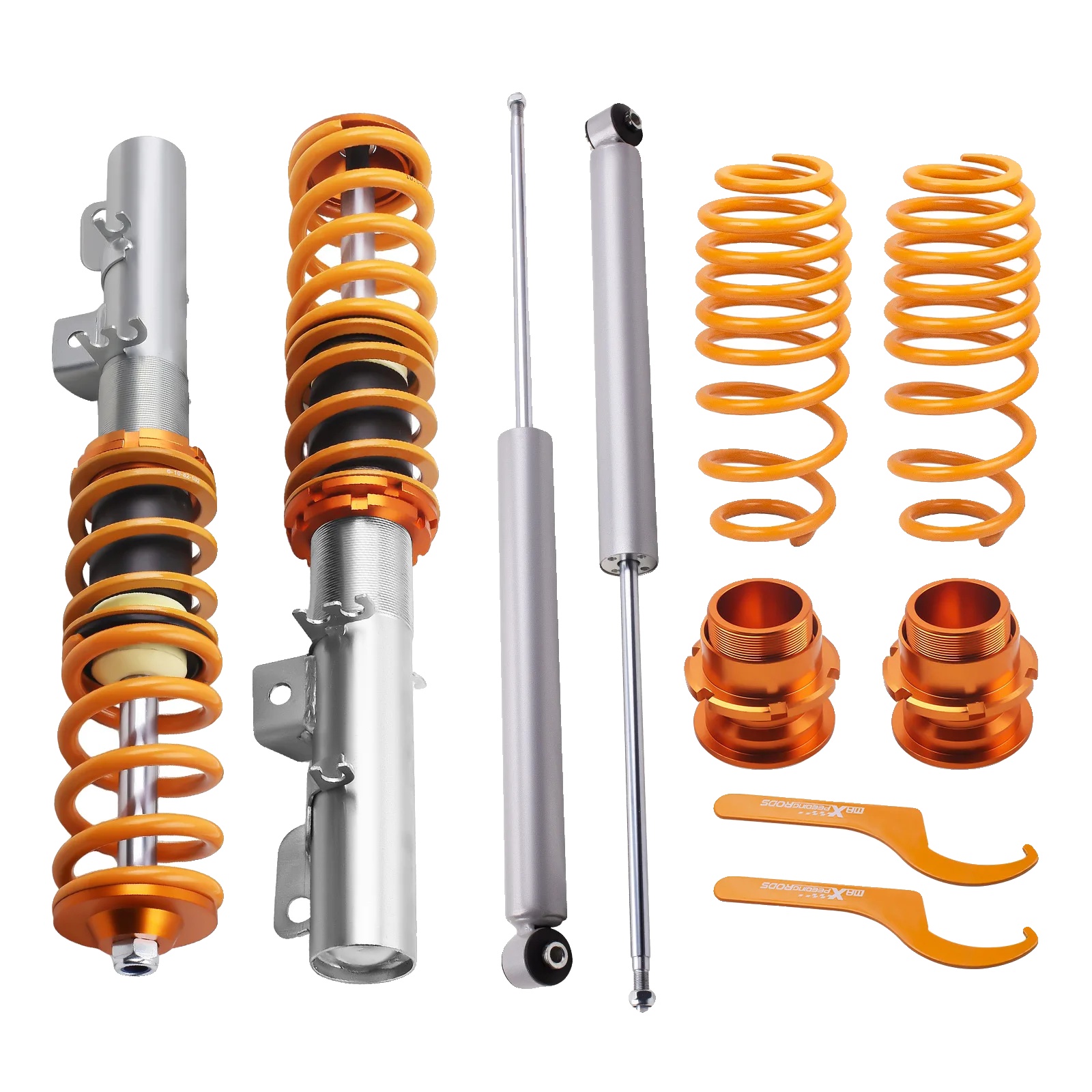 Gewindefahrwerk-kit, Höhenverstellbar 18-25 Zoll, Kompatibel Mit Audi Tt Roadster 8n 1999-2006, Hochwertiger Stahl, Verbesserte Fahrzeughandhabung,