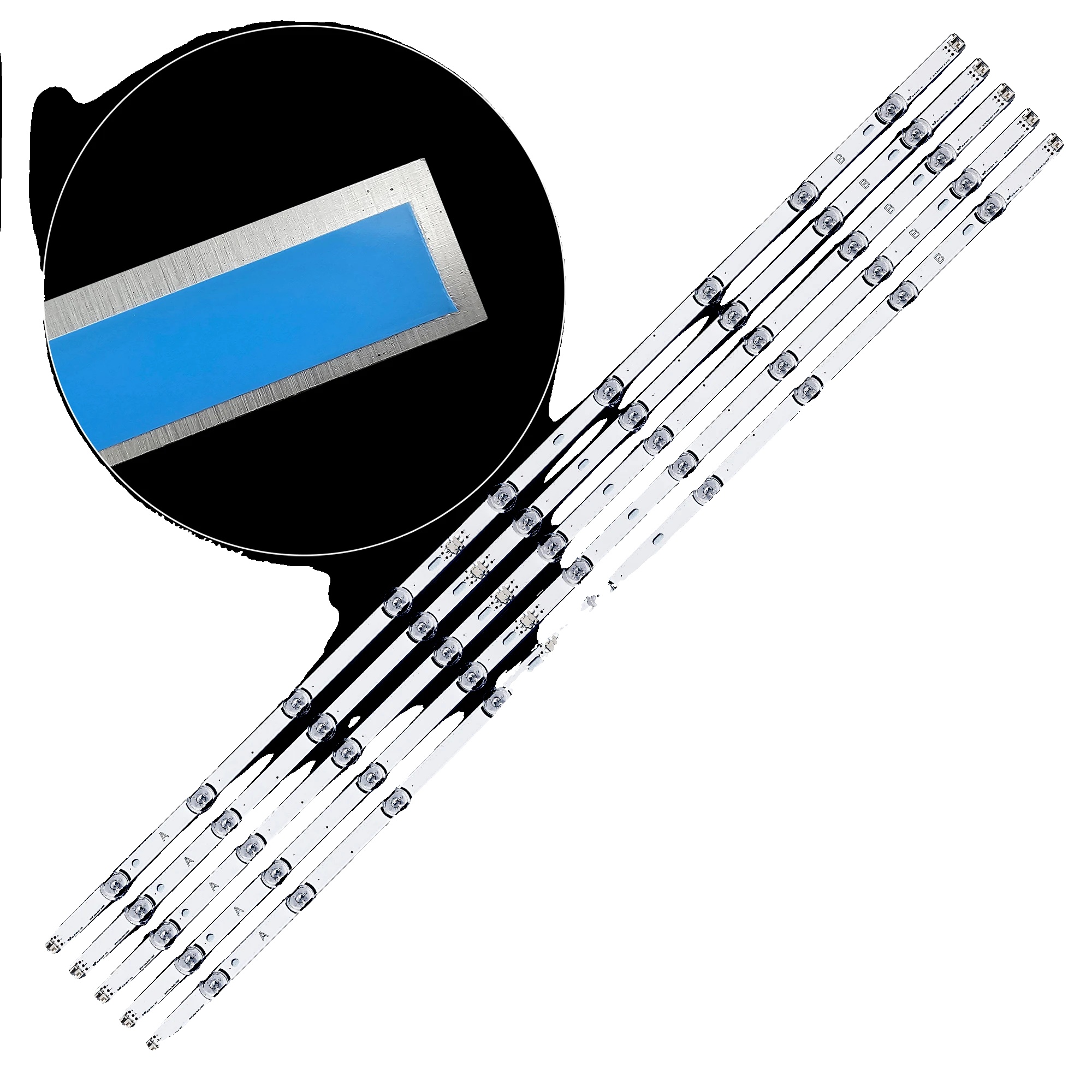 Led-streifen, Aluminiumsubstrat, 1027 Mm Länge, 9 Led-perlen Pro Streifen, 6 V Spannung, Kompatibel Mit Drt 3.0 50" Modellen