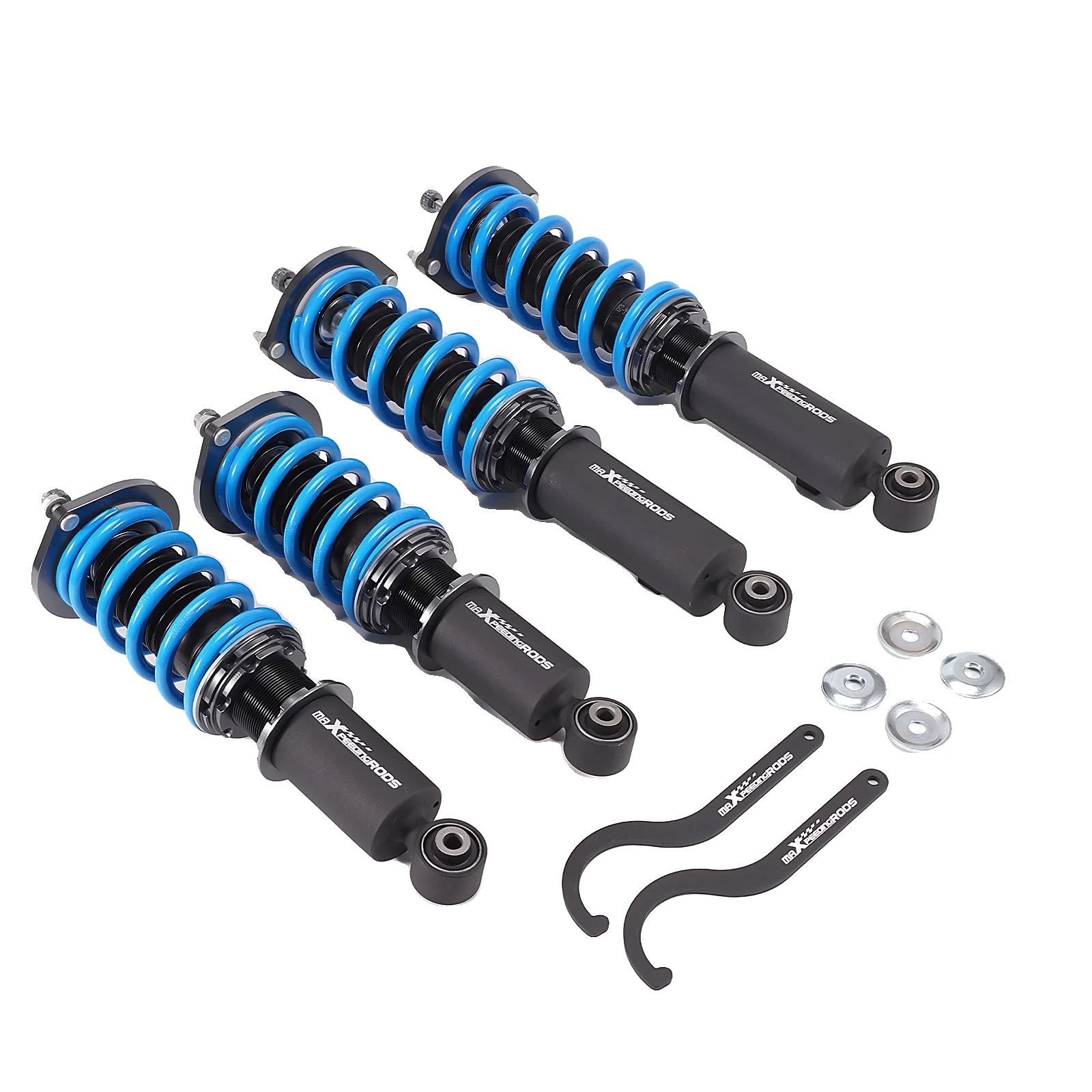 Gewindefahrwerk-kit, Verstellbare Höhe 30-46 Cm, Kompatibel Mit Mazda Mx-5 Na 1.6l/1.8l, 30 Stufen Der Dämpfungsanpassung, Hochfester Stahl,