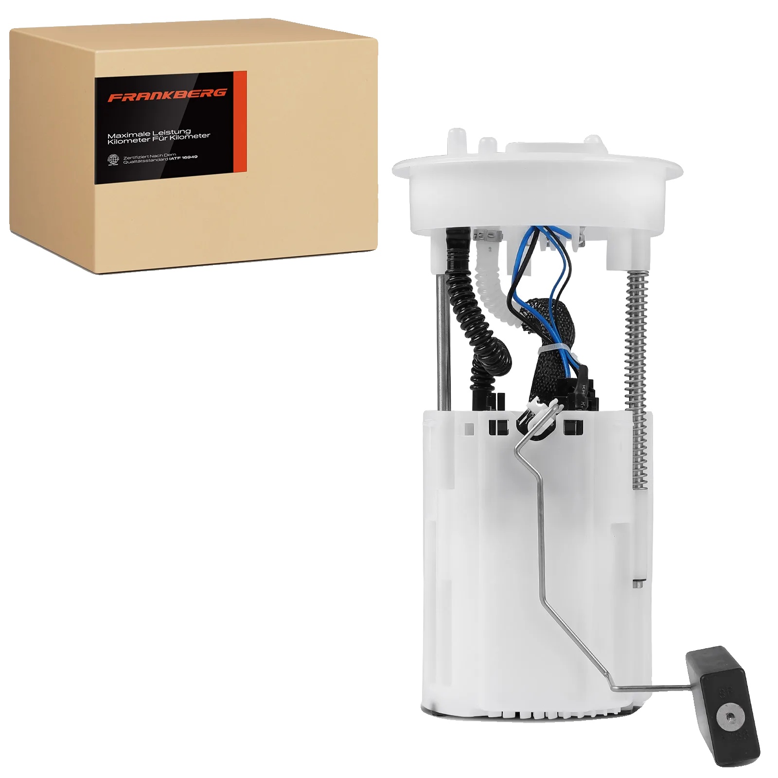 Kraftstoffpumpe, Breite 108 Mm, Höhe 228 Mm, Betriebsspannung 12 V, Durchflussrate 150 L/h, Betriebsdruck 3 Bar