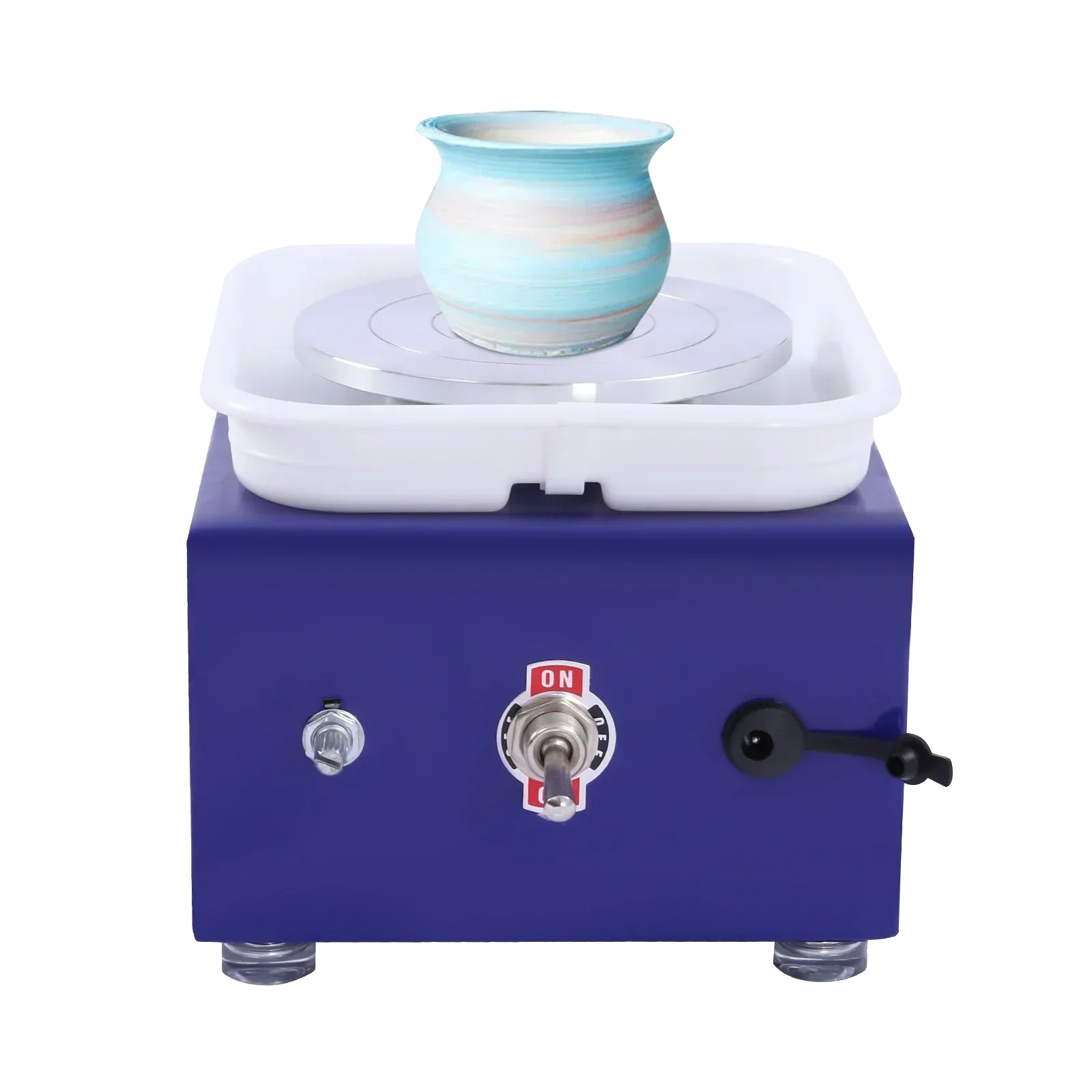Mini-töpferscheibe, 24w Leistung, Einstellbare Geschwindigkeit, Blau