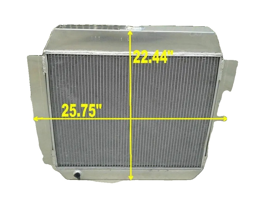 Aluminiumkühler, 3-reihen-design, Passt Für Chevrolet L6 Bel Air, Verbesserte Kühlleistung, Leichte Konstruktion, Direkte Passforminstallation
